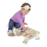 Melissa & Doug Safari Chunky Puzzle Wooden