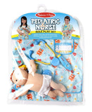 Melissa & Doug Pediatric Nurse Role Play Costume Set (8 pcs) - Includes Baby Doll, Stethoscope