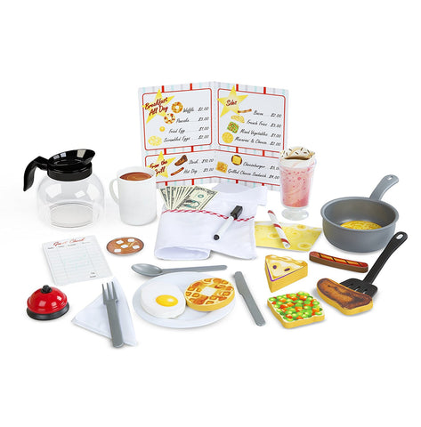 Melissa & Doug Star Diner Restaurant Play Set House (41 Piece)