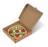Melissa & Doug Top and Bake Wooden Pizza Counter Play Food Set