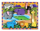Melissa & Doug Safari Wooden Chunky Puzzle (8 pcs)