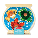 Melissa & Doug Fish Bowl Jumbo Knob Wooden Puzzle
