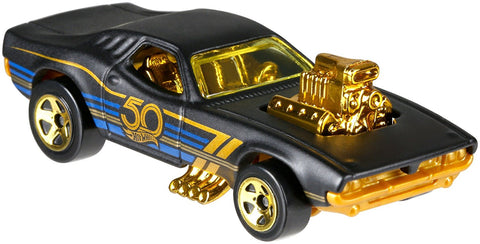 Hot Wheels 50th Anniversary Black & Gold 6 Car Set 2018