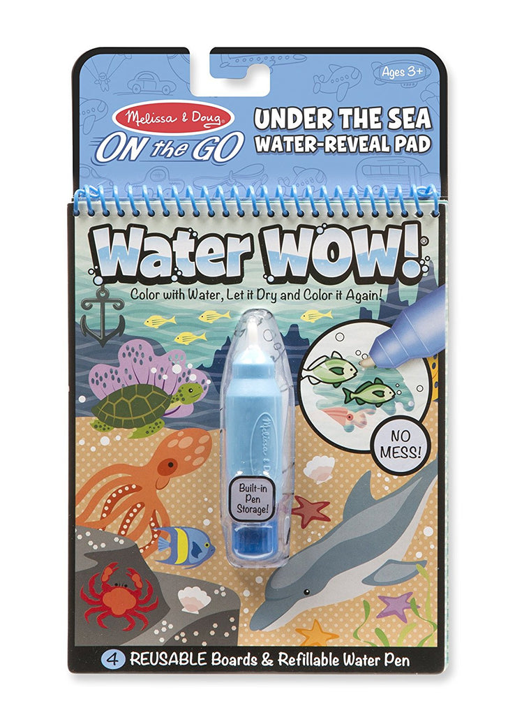 Melissa & Doug On the Go Water Wow! Reusable Water-Reveal Activity Pad - Under the Sea