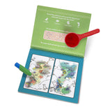 Melissa & Doug On the Go Water Wow! Reusable Water-Reveal Deluxe Activity Pad – Animal Antics