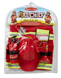 Melissa & Doug Fire Chief Role Play Costume Dress-Up Set (6 pcs)