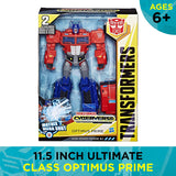 Transformers Toys Optimus Prime Cyberverse Ultimate Class Action Figure - Repeatable Matrix Mega Shot Action Attack Move - Toys for Kids 6 & Up, 11.5"