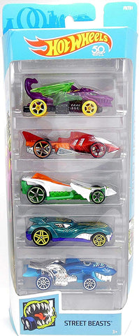 Hot Wheels 2018 Street Beasts 1:64 Scaled 5-Pack