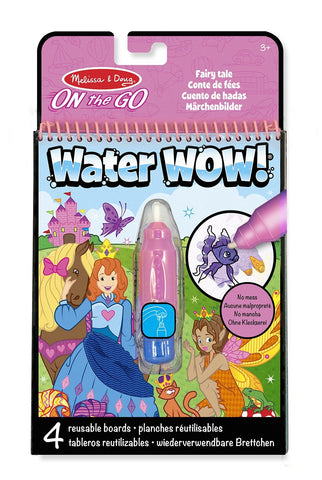 Melissa & Doug Water Coloring & Painting Book, (Water Wow Fairy Tale On the Go Travel Activity)