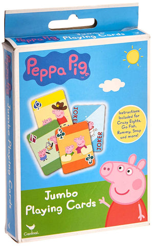 Party Favors Peppa Pig 1pk Jumbo Card Game