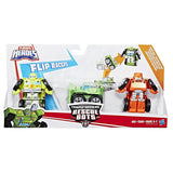 Playskool Heroes Transformers Rescue Bots Flip Racers Griffin Rock Construction Team