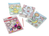 Melissa & Doug My First Paint With Water Art Pad - Cheerleaders, Flowers, Fairies, and More (24 Pages)