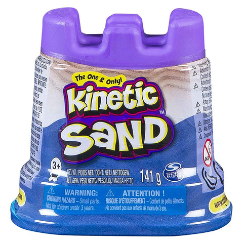 Kinetic Sand - Sand Tank - Blue; A 141 g Kinetic Sand in Jar