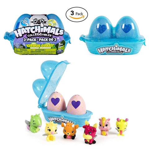 Hatchimal Citrus Coast Colleggtible 2-egg Cartons (3 pack)