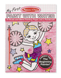 Melissa & Doug My First Paint With Water Art Pad - Cheerleaders, Flowers, Fairies, and More (24 Pages)