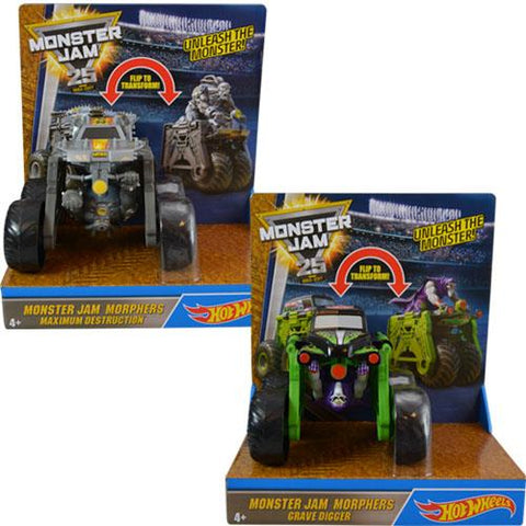 Mattel Hot Wheels Monster Jam Monster Morphers Asst Vehicles
