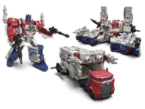 Transformers Generations Leader Powermaster Optimus Prime Action Figure