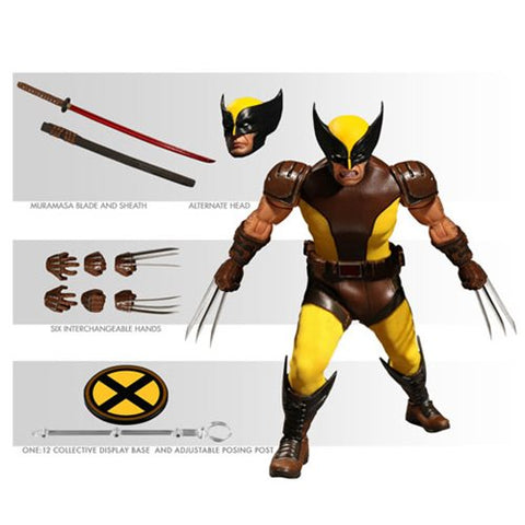 Mezco Toys One:12 Collective: Marvel Wolverine Action Figure