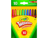 Crayola 52-9715 Mini Twistables Crayons 10 Count