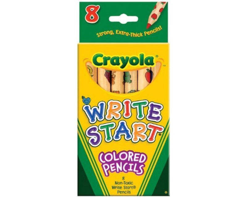 Crayola 8ct Write Start Colored Pencils