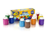 Crayola Washable Kids Paint set of 10 Bottles (2 fl oz/59mL)