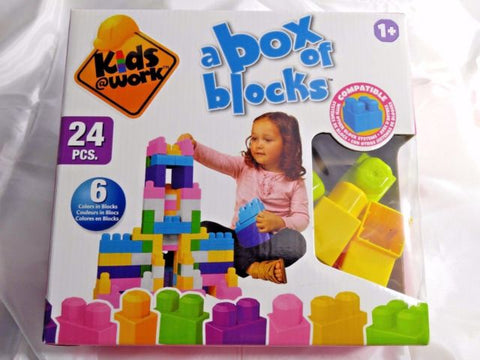 Work 24 Pc Block Set In Window Box